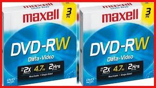 Maxell 47GB 2X DVDRW 3 Pack [upl. by Samalla]