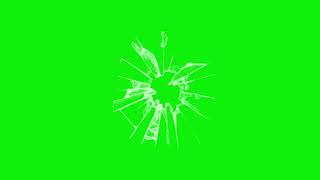 Glass Break effect green screen vfx [upl. by Dygert]