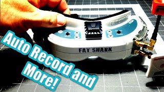 Fatshark HD3 DVR Auto Record [upl. by Schwitzer815]