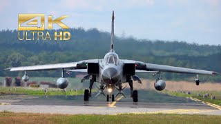 4K Panavia Tornado IDS Airdefender Livery Luftwaffe 4469 departure at Neuburg Donau Airbase ETSN [upl. by Otrebile]