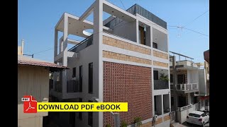 1300 sq ft  Compact CP House by Studionine Architects  Ahmedabad Gujarat Home Tour [upl. by Meggy773]