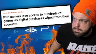 Sony Removing Digital PS5 And PS Vita Games From Users [upl. by Akiemahs]