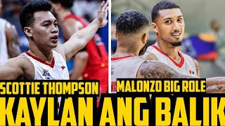 GINEBRA SCOTTIE THOMPSON KAYLAN ANG BALIK  MALONZO BIG ROLE SA ALL FILIPINO [upl. by Bautram674]