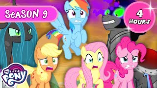 MEGA RECOPILATORIO DE LA 9ª TEMPORADA😍🌈  La Magia de la Amistad  My Little Pony en español [upl. by Ardnaxila619]