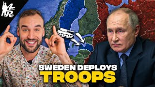 Sweden Deploys Troops to the Baltics  Ukraine War Update [upl. by Ahsiekyt]