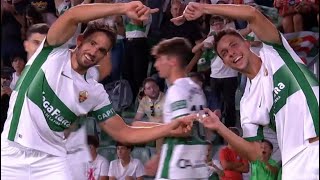 Elche Sporting Gijón 21 Resumen LaLiga2 Santander 2024 2025 [upl. by Ikairik]