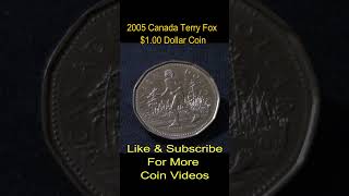 An Icon to Canada 👍 2005 Canada Terry Fox 1 Dollar Coin commemorativecoins coin [upl. by Gerianne]