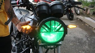 direccionales LED para mi MOTO  NKD 125 [upl. by Ahsienek441]