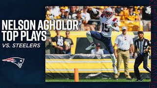 Nelson Agholor Top Plays From 110yard Game vs Steelers  Patriots Highlights [upl. by Omrellug205]