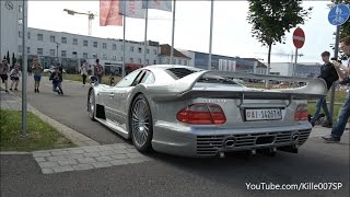 Mercedes CLK GTR sound amp CLK DTM revs amp sounds 1080p [upl. by Sudaorb]