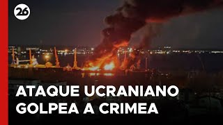 Ataque ucraniano golpea a Crimea [upl. by Ran]