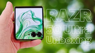 Unboxing the Motorola Razr 50 Ultra Premium Protective Cover Edition [upl. by Robinette]