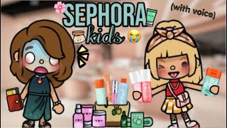 The Sephora kid 😫💀  toca boca roleplays  10 yr olds at sephora  toca life funny stories [upl. by Lenni]