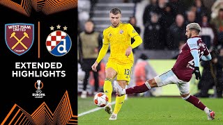 West Ham United vs Dinamo Zagreb Extended Highlights  UEL  Group Stage  MD 6  CBS Sports Go… [upl. by Eiramnwad697]