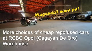 More options of cheap repossesed cars at the RCBC Opol Warehouse at CDO Worth the visit [upl. by Nuawtna]