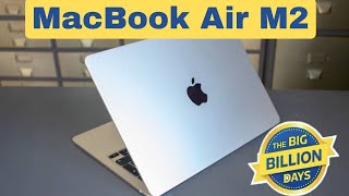 MacBook Air M2 price in big billion days sale  MacBook Air M2 price in flipkart sale [upl. by Eenad]