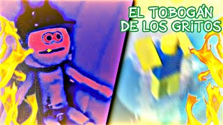 EL TOBOGÁN DE LOS GRITOS MOMENTOS DIVERTIDOS ROBLOX [upl. by Sadler]