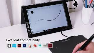 Kenting K5540 Drawing Tablet USB Graphic Tablet 5 5 x 4 inches [upl. by Nyleve526]