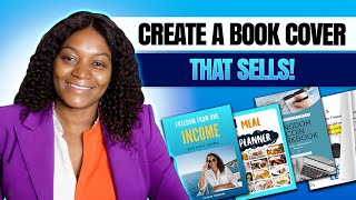 Design a Book Cover that SELLS Step by Step Tutorial For Beginners [upl. by Ahsinauj]