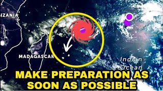 ⚠️🌀 Get Ready This Cyclone can hit directly to Mauritius [upl. by Ahsotal248]