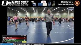 High School 9th  10th Grade 145 Riley Benson RCStevens Vs Gunner Filipowicz Level Up Wrestling [upl. by Sucrad]