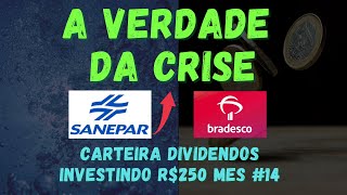 SAPR4 SANEPAR SAPR11 e BBDC4 BRADESCO CARTEIRA DIVIDENDOS INVESTINDO COM POUCO DINHEIRO [upl. by Asyram592]