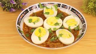 Anda Gravy Restaurant style Egg Gravy Recipe I Egg Masala Curry Recipe [upl. by Gaughan]