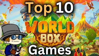 Top 10 Simulation Games Like WorldBox  Best Games Like World Box [upl. by Sitoeht196]