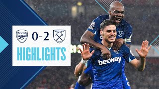 Arsenal 02 West Ham  Huge Three Points At The Emirates  Premier League Highlights [upl. by Jerome]