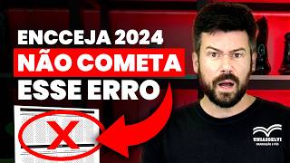 ENCCEJA 2024  NÃO COMETA ESSE ERRO [upl. by Oidivo]