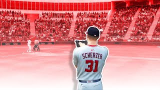 40 Year Old Max Scherzer plays the game of his life  MLB The Show 24 Washington Nationals Rebuild [upl. by Henleigh]