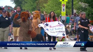 Beaverdale Fall Festival parade returns for first time since 2019 [upl. by Farand]