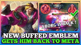 Xborg with Buffed Unbending Will is so Good  MLBB [upl. by Noswad]