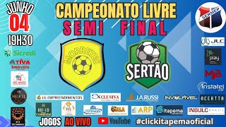 SEMI FINAL PRIMEIRO TEMPO MORRETES X SERTÂO [upl. by Ulland]