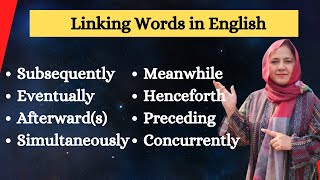 Linking Words in English  For Spoken English and Academic Writing [upl. by Hemphill]