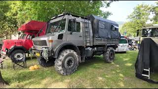 Fernreisemobil Ennkirch 24  UNIMOG und Rundgang am Abend [upl. by Ahsilra]