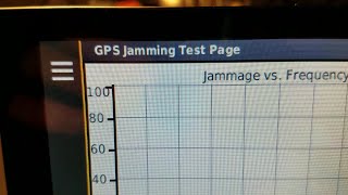 GPS Jamming Test Page Garmin DriveSmart nuvi [upl. by Adnoluy131]