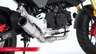 Vance amp Hines  HiOutput Hooligan exhaust system for Grom [upl. by Cherilynn320]