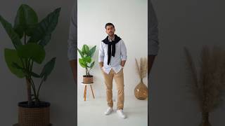 3 Outfits mit einer CHINO HOSE  stylingstipps für Männer [upl. by Magbie]