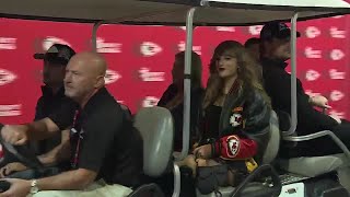 Taylor Swift back at Arrowhead Stadium for Monday Night Football [upl. by Morgen]