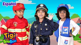 ¡Canción de la Policía  Hombre Muffin  Canciones Infantiles  TigiBooBoo [upl. by Selinda]