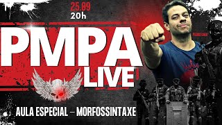 🔴PMPA  AULA DE MORFOSSINTAXE  PORTUGUÊS CEBRASPE  LIVE [upl. by Niwdla]