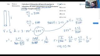 🔭 Luglio 2024  Fisica e matematica n° 295  Calcolare il diametro di base di una barra cilindrica … [upl. by Alyos]