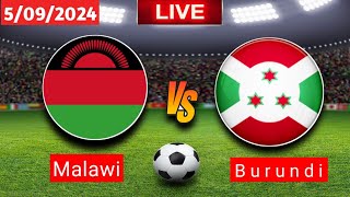 Malawi Vs Burundi  CAF Africa Cup of Nations Live Match Score [upl. by Ecnahc]