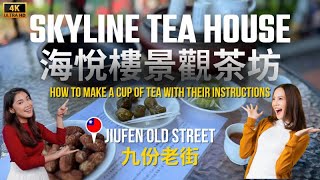 Experience the Best of Jiufen Old Street at Skyline Tea House  Taiwan [upl. by Rebor298]