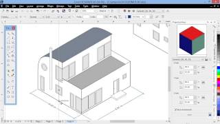 Isometric dimensioning tools in Corel DESIGNER [upl. by Naawaj]