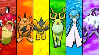 First To Get A Shiny Pokemon Rainbow Team Wins [upl. by Arinaid]