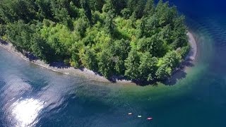 Kayaking to Eagle Island from Anderson Island [upl. by Carleen]