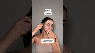 gua sha routine for beginners [upl. by Enaek]