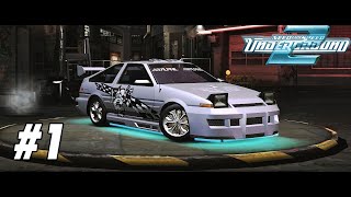 Need for Speed Underground 2 Toyota Corolla Customization Tuning and Race Part 1 [upl. by Groves]